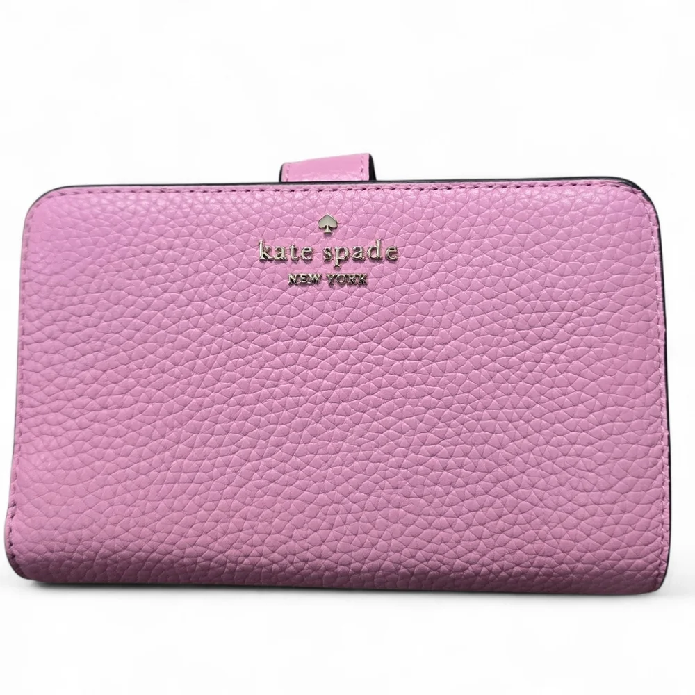 Kate Spade Lena Medium Bifold Pebbled‎ Leather Wallet